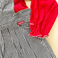 Vintage OshKosh Ladybug Checkered Pinafore Set - Yellow Clover Vintage Kids Clothes