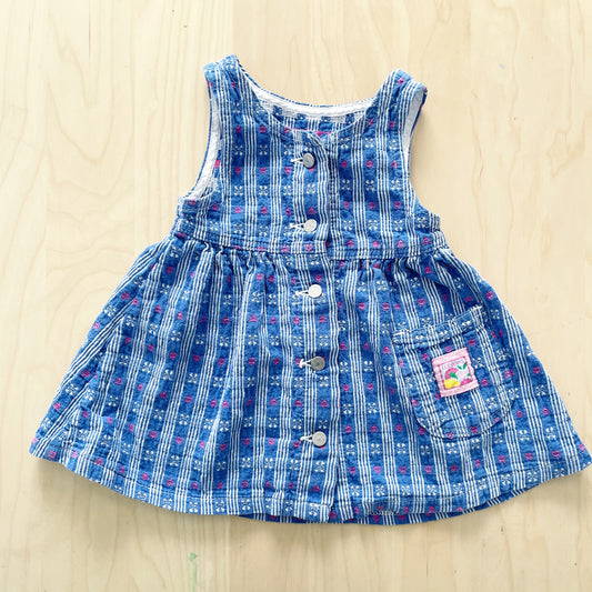Lee Hearts + Bows Woven Patch Dress