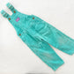 OshKosh Mint Fine Cord Overalls - Yellow Clover Vintage Kids Clothes