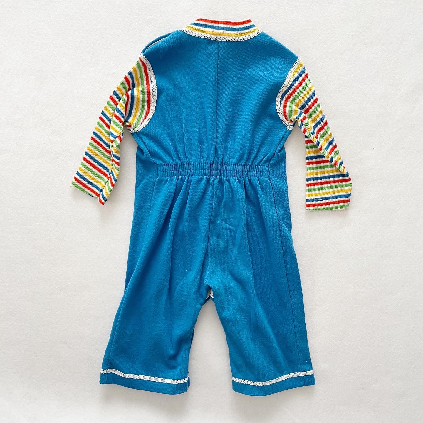 Carter’s Tiger Striped Jumpsuit - Yellow Clover Vintage Kids Clothes
