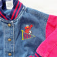 Sesame Street Elmo Varsity Jacket - Yellow Clover Vintage Kids Clothes