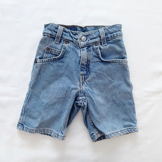 Levi’s 550 Medium Wash Shorts - Yellow Clover Vintage Kids Clothes