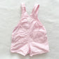 OshKosh Pink Gingham Shortalls - Yellow Clover Vintage Kids Clothes