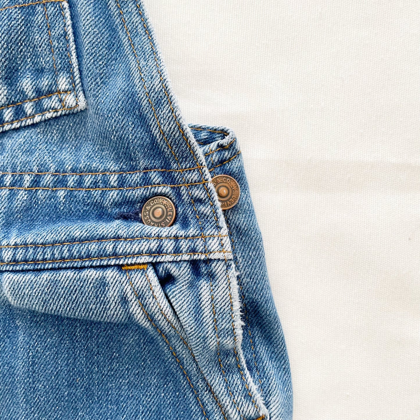 Levi’s Orange Tab Denim Shortalls