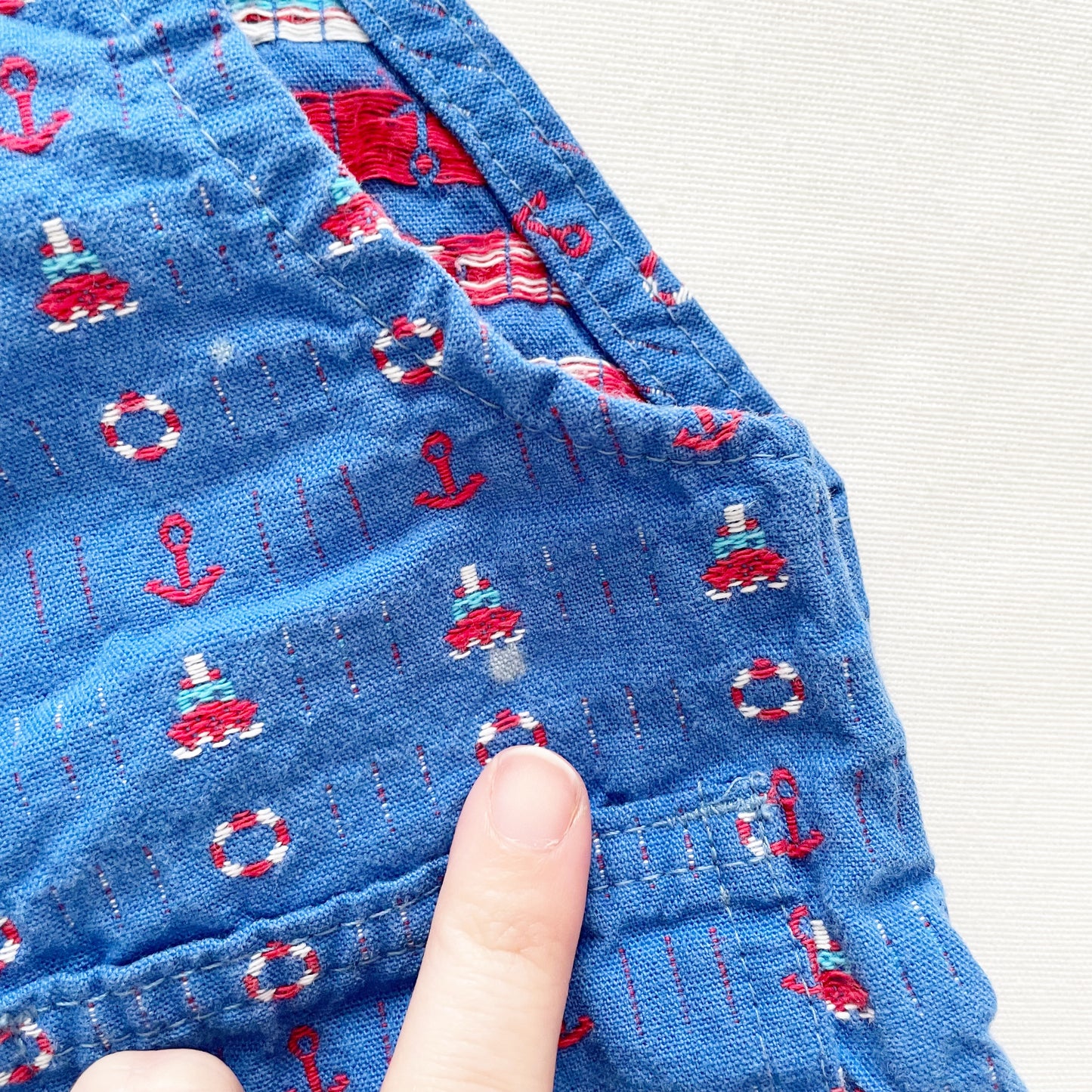 Baby B’gosh Nautical Woven Shortalls