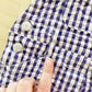 Honors Seersucker Gingham Shortalls - Yellow Clover Vintage Kids Clothes