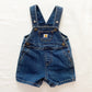 Carhartt Denim Shortalls • 9m