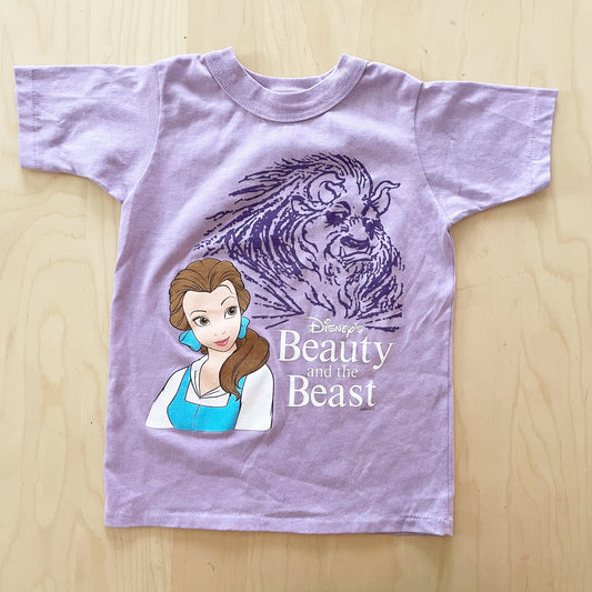 Belle Beauty and the Beast Tee - Yellow Clover Vintage Kids Clothes