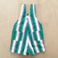 OshKosh Green Wide Stripe Shortalls