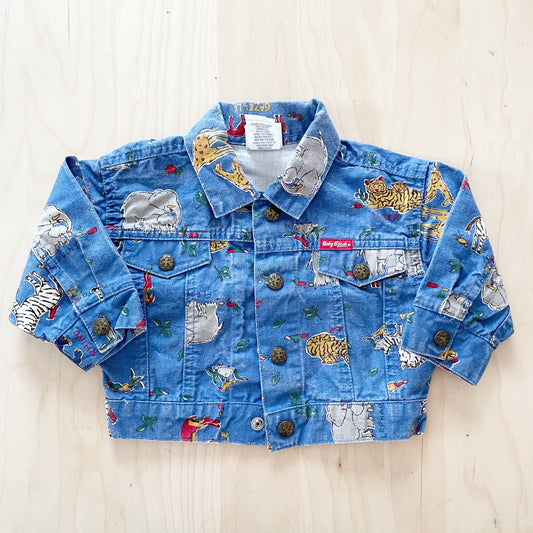 Vintage Baby B’gosh Safari Animal Jacket - Yellow Clover Vintage Kids Clothes
