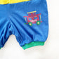 OshKosh Train Colorblock Romper - Yellow Clover Vintage Kids Clothes