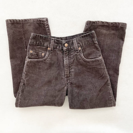 Vintage Levi’s Dark Brown Cord Kids Pants