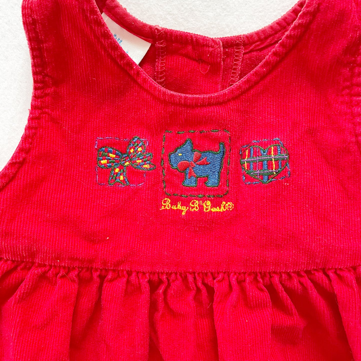 Baby B’gosh Fine Cord Scottie Dog Dress