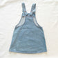 Guess Flower Appliqué Denim Dress - Yellow Clover Vintage Kids Clothes