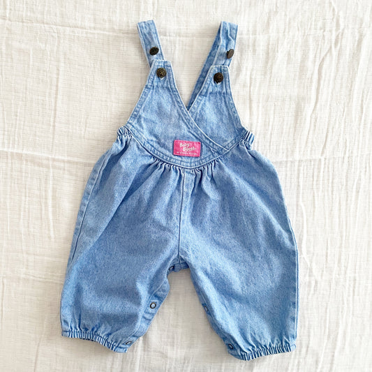 Baby B’gosh Cross Front Bubble Overalls - Yellow Clover Vintage Kids Clothes