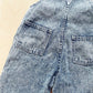 Vintage OshKosh Acid Wash Button Pocket Overalls - Yellow Clover Vintage Kids Clothes