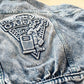 OshKosh Joe’s Garage Embossed Acid Wash Jacket - Yellow Clover Vintage Kids Clothes