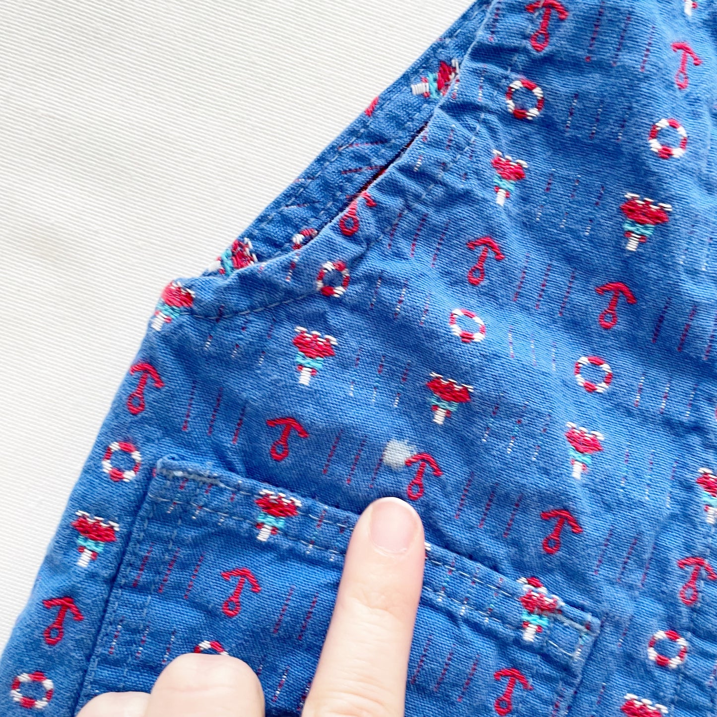 Baby B’gosh Nautical Woven Shortalls