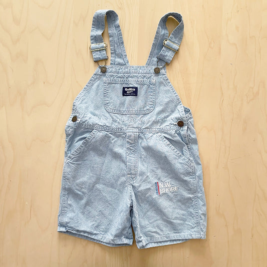 Vintage OshKosh Chambray Nautical Shortalls