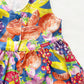 OshKosh Bright Fruit Print Romper - Yellow Clover Vintage Kids Clothes