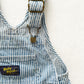 Baby B’gosh Light Denim Hickory Stripe Overalls - Yellow Clover Vintage Kids Clothes