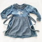 Vintage OshKosh Denim Bear Apron Dress