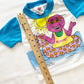 Barney Pool Float PJ Top • 24m (?) - Yellow Clover Vintage Kids Clothes