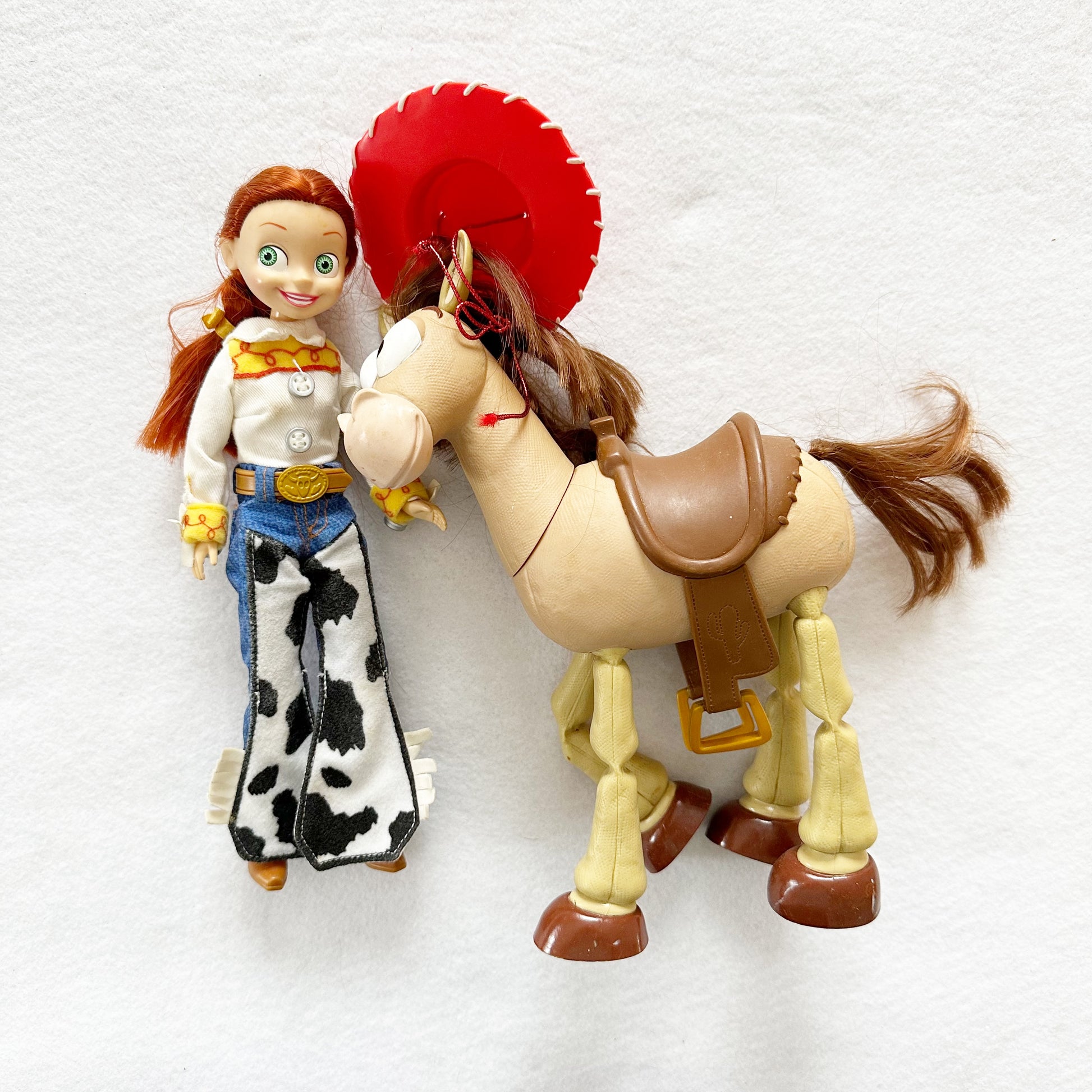 Vintage 2001 Disney Toy Story Jessie + Bullseye Toys