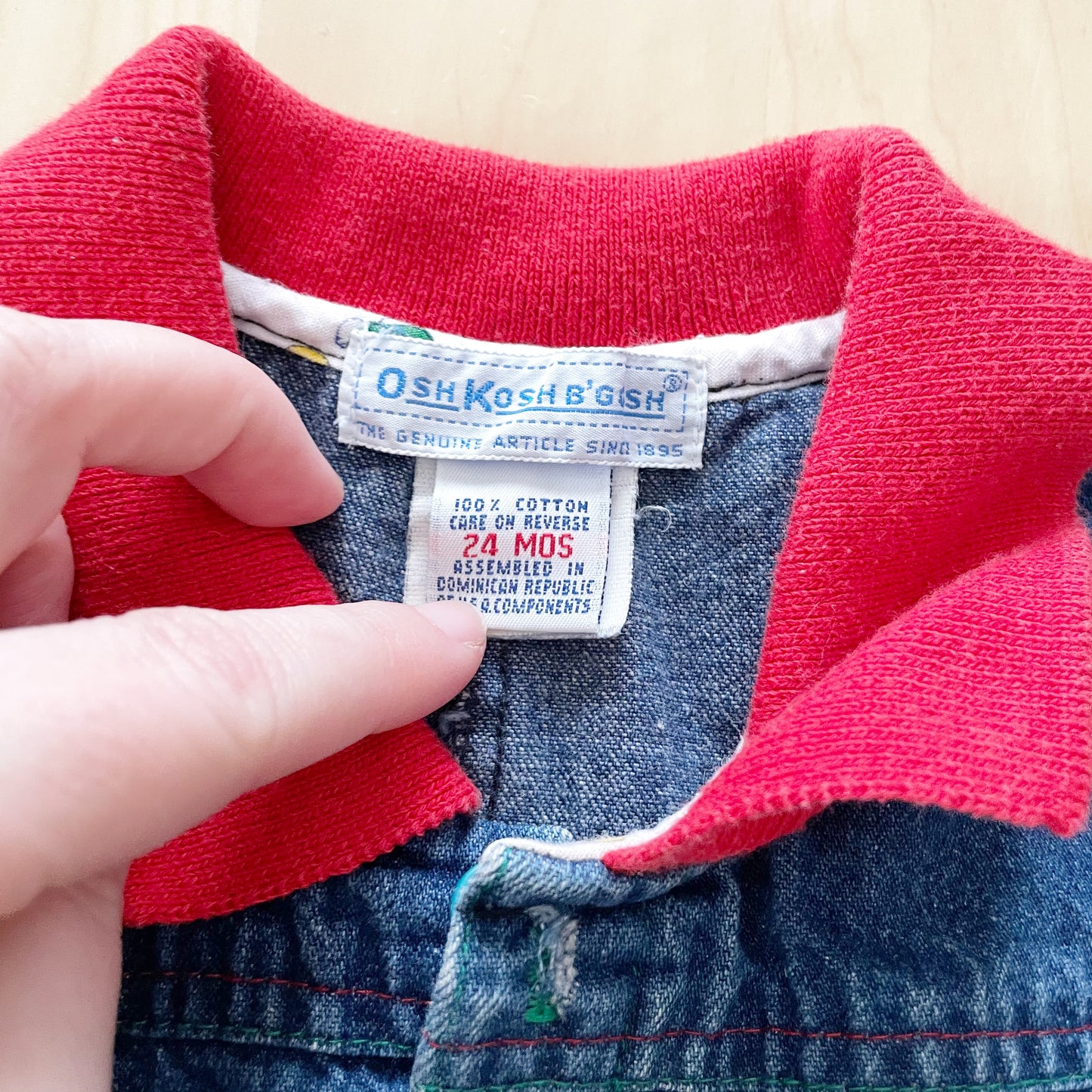 Vintage OshKosh Bear Denim Jumpsuit