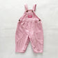OshKosh Pink Hickory Bubble Overalls - Yellow Clover Vintage Kids Clothes