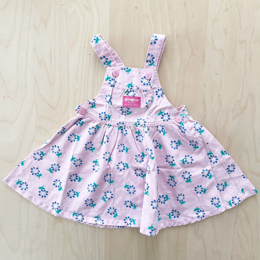 OshKosh Daisy Floral Skirtall - Yellow Clover Vintage Kids Clothes