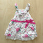 OshKosh Rose Floral Eyelet Trim Skirtall - Yellow Clover Vintage Kids Clothes