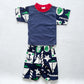 Vintage Nautical Tee and Shorts Boys Set