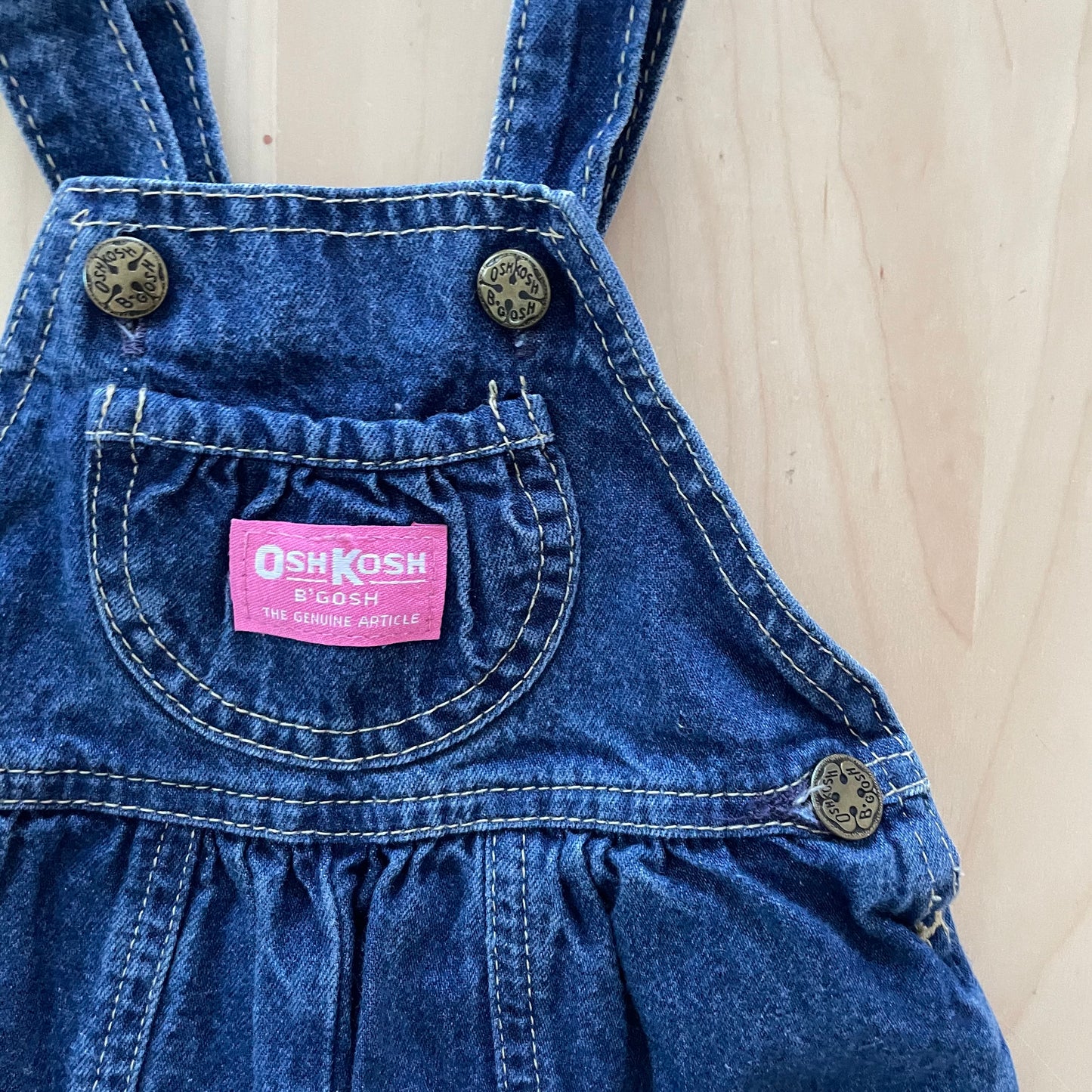OshKosh Dark Wash Bubble Overalls