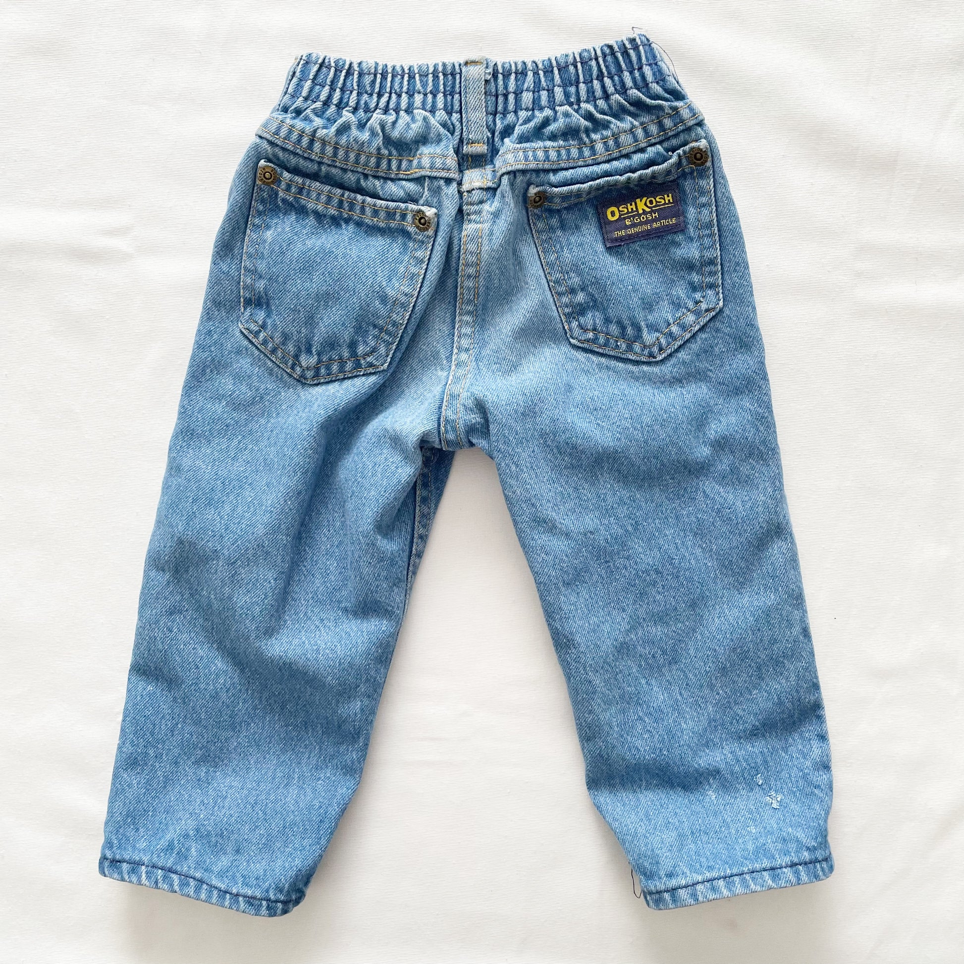 OshKosh Medium-Light Jeans - Yellow Clover Vintage Kids Clothes