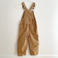 Carhartt Tan Reinforced Knee Overalls • 4T - Yellow Clover Vintage Kids Clothes