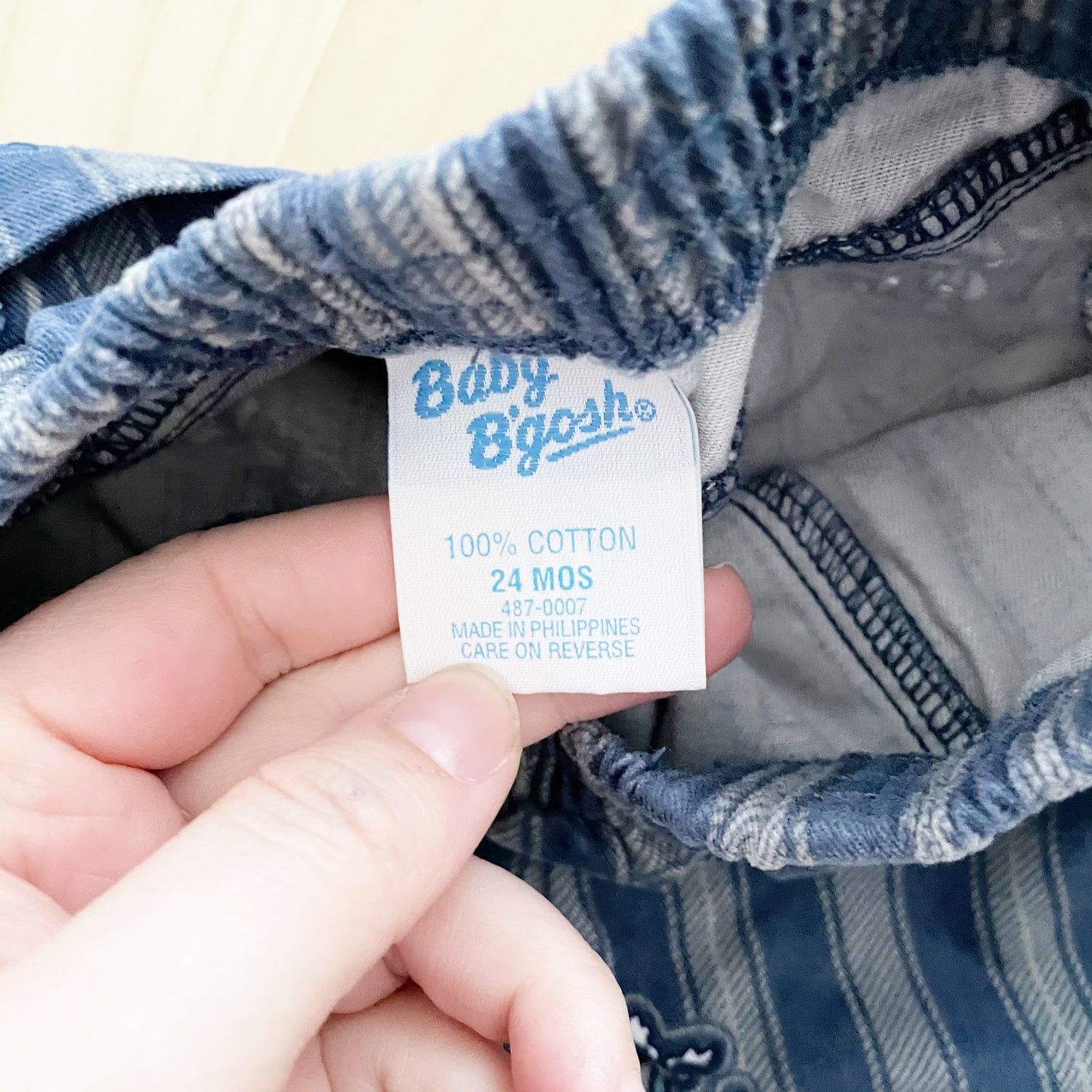 Baby B’gosh Moose Ice Skating Stripe Pants
