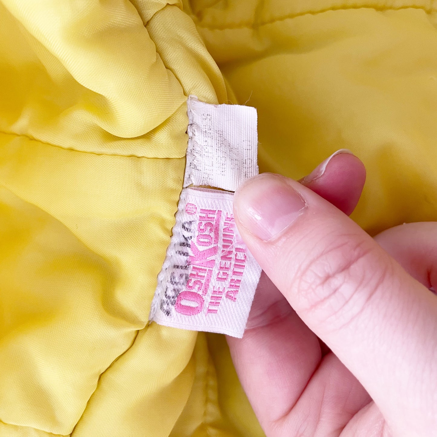 OshKosh Colorblock Ski Jacket - Yellow Clover Vintage Kids Clothes