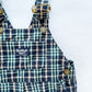 OshKosh Plaid Shortalls - Yellow Clover Vintage Kids Clothes
