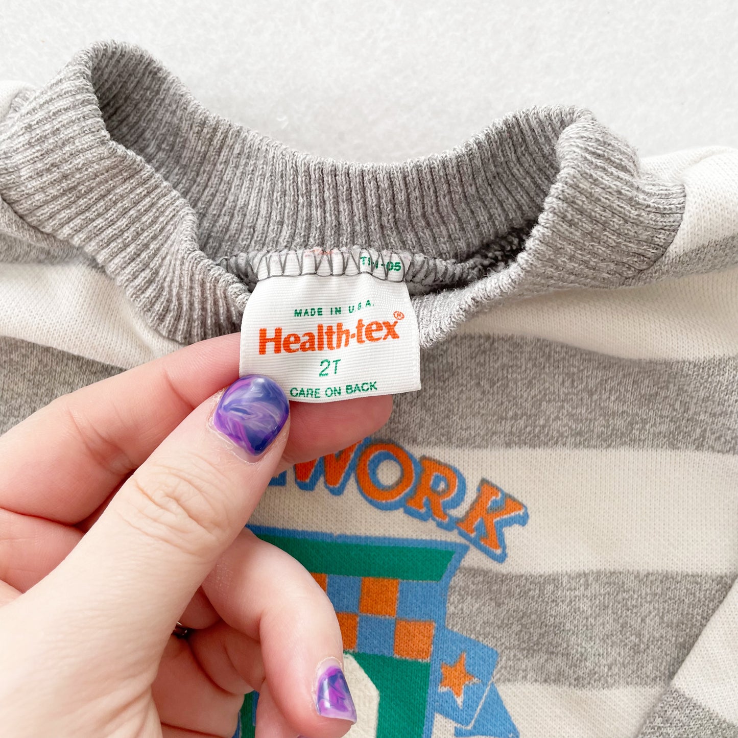 Healthtex Striped Crewneck