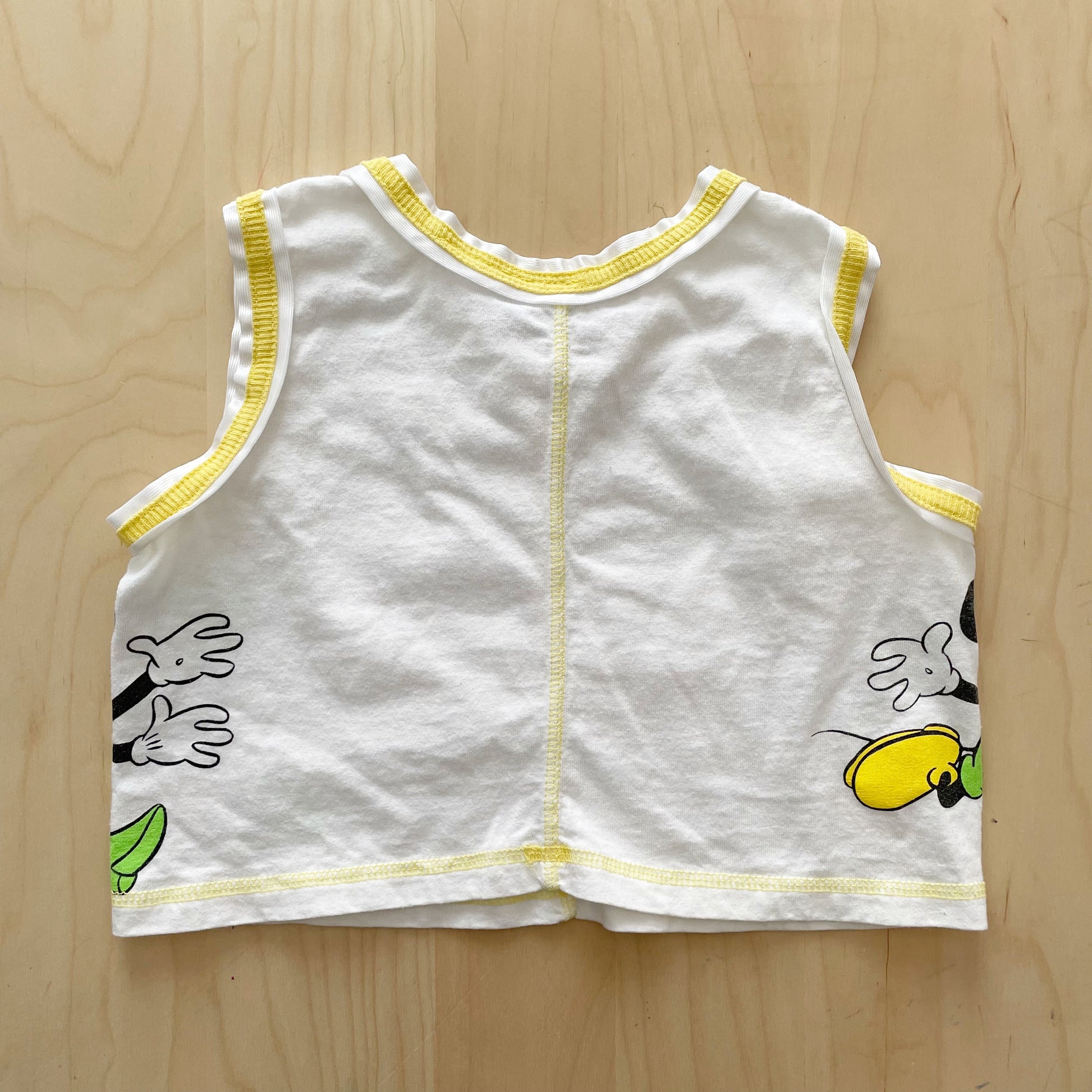 Mickey & Co. Cropped Tank Top - Yellow Clover Vintage Kids Clothes