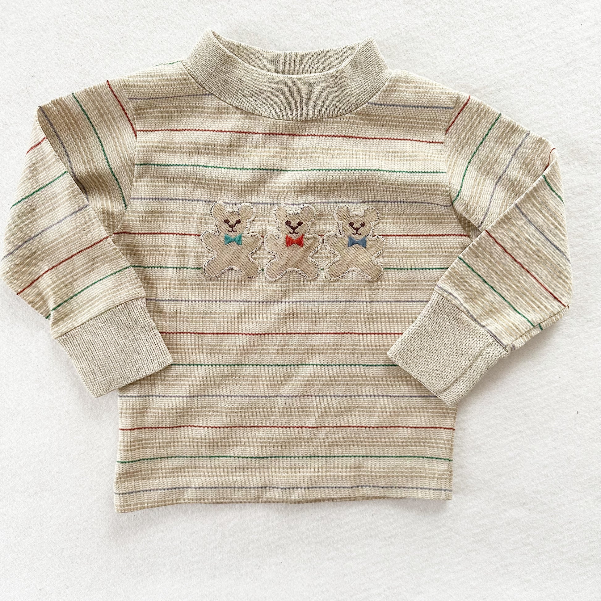 Healthtex Three Bears Striped Tee - Yellow Clover Vintage Kids Clothes