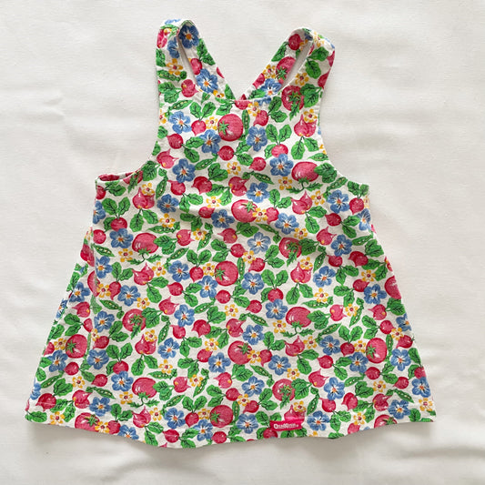 OshKosh Veggie Floral Jersey Tunic - Yellow Clover Vintage Kids Clothes