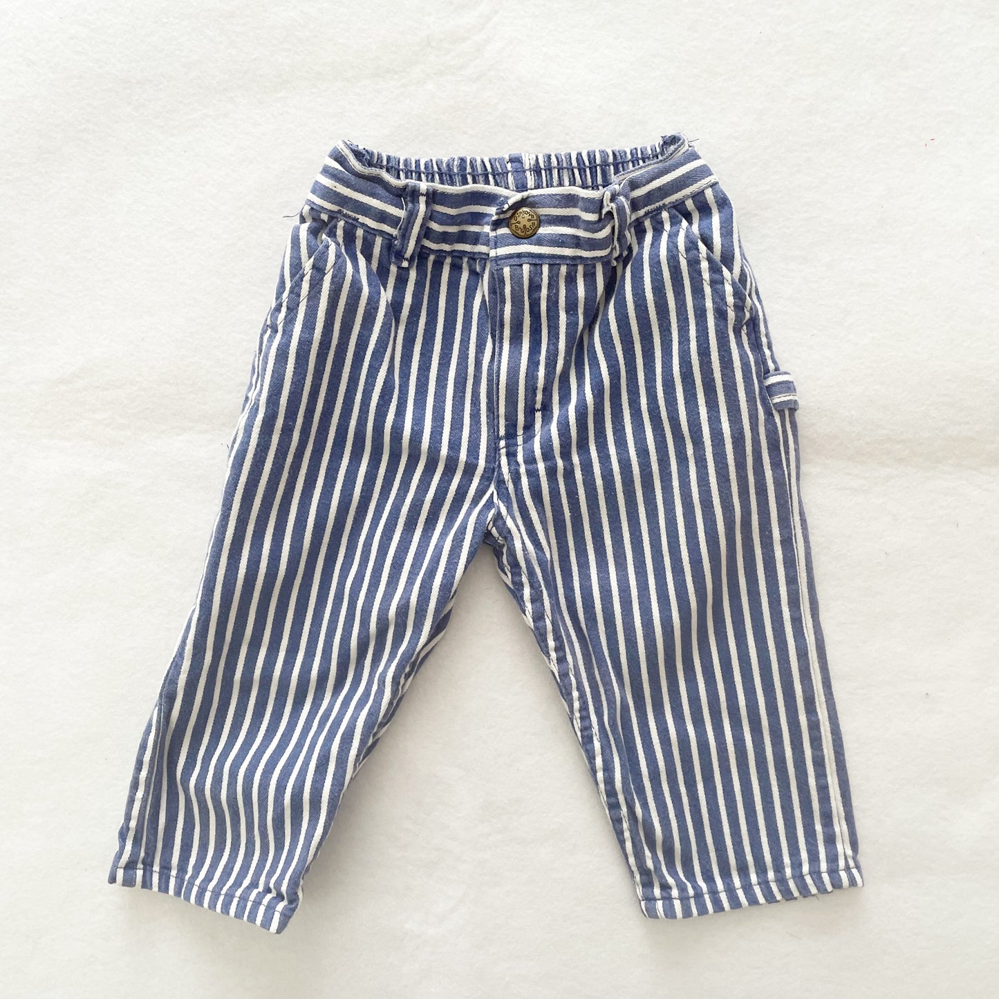Vintage OshKosh Blue Thick Stripe Pants