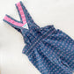 OshKosh Bow Woven Overalls - Yellow Clover Vintage Kids Clothes