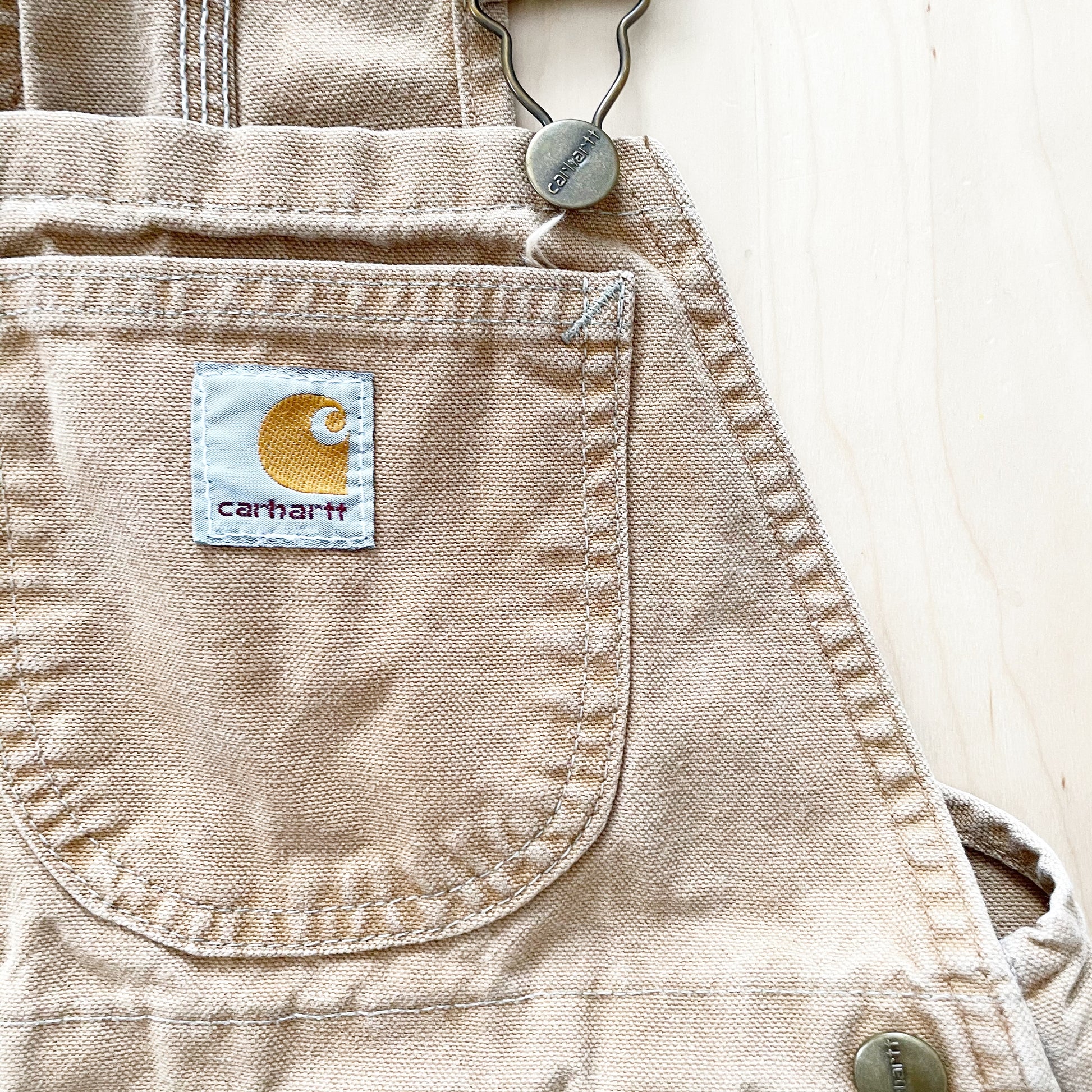 Carhartt Tan Workwear Overalls - Yellow Clover Vintage Kids Clothes