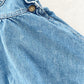 OshKosh Denim Skirtall - Yellow Clover Vintage Kids Clothes