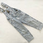 OshKosh Acid Wash Hickory Stripe Overalls - Yellow Clover Vintage Kids Clothes