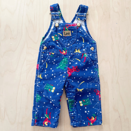 Vintage Lee Constellation Cord Overalls - Yellow Clover Vintage Kids Clothes