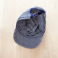 Vintage OshKosh Blue Engineer Stripe Hat - Yellow Clover Vintage Kids Clothes